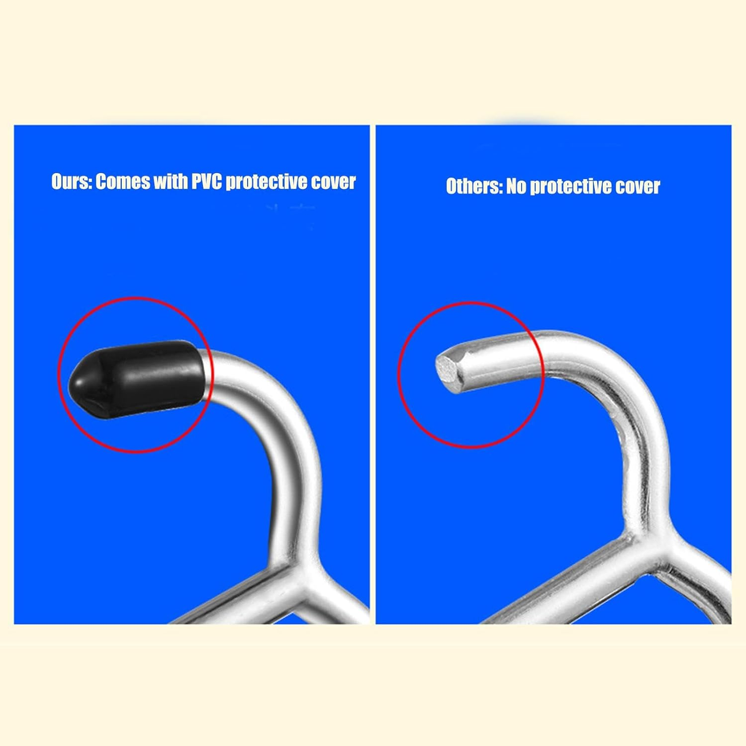 Rissunkv Desk Clamp Hook, Desk Mount Double Hooks Iron Bag Holder, Purse Hook Adjustable Thickness for Table for Headphones, Keys, Umbrellas - Black image number 4