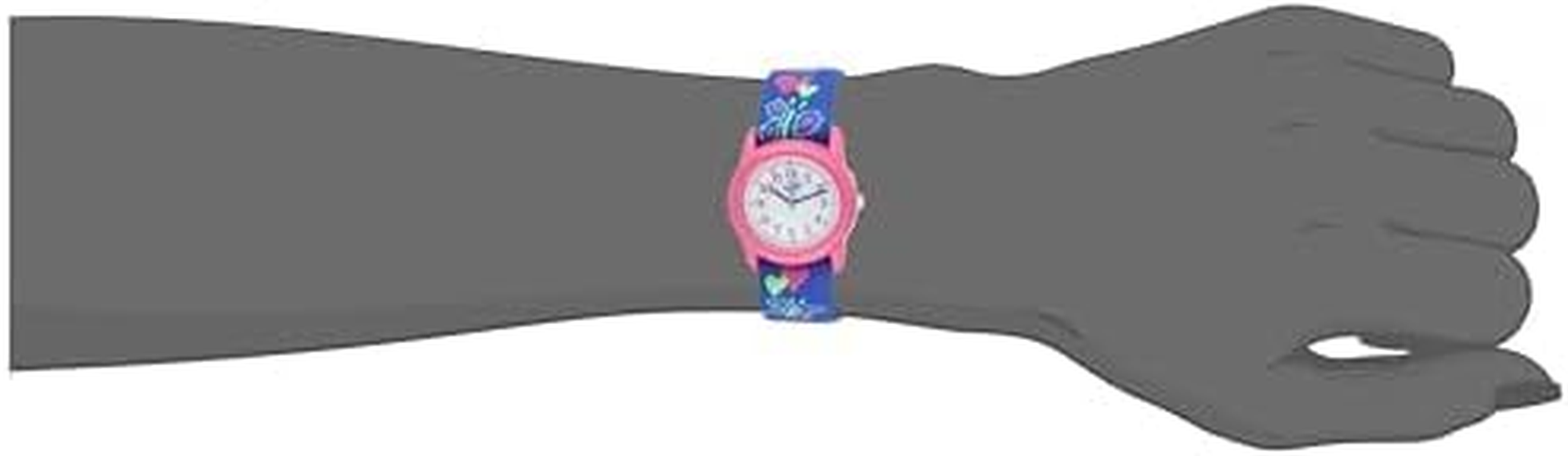 Timex Girls Time Machines Analog Elastic Fabric Strap Watch image number 4