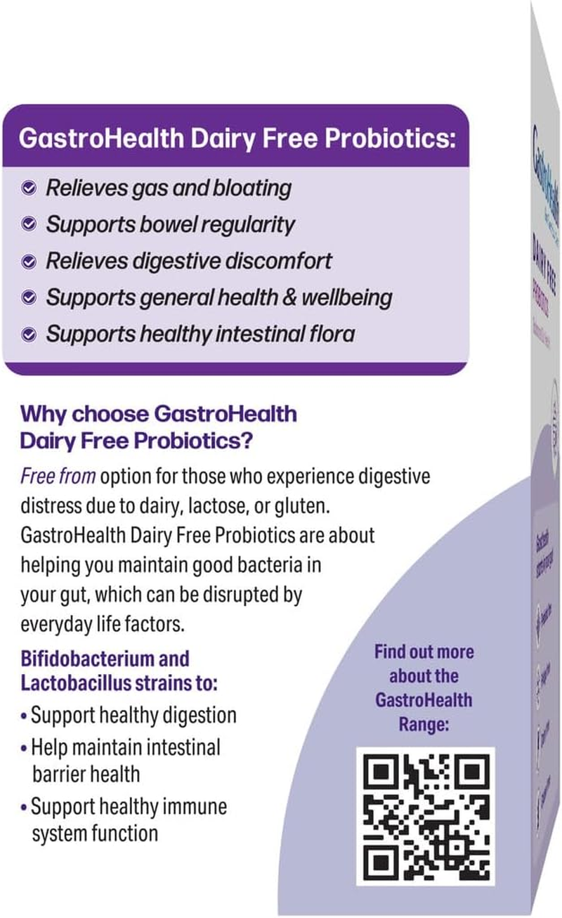 Naturopathica Gastrohealth Dairy Free Probiotic Supplement 30 Capsules image number 2