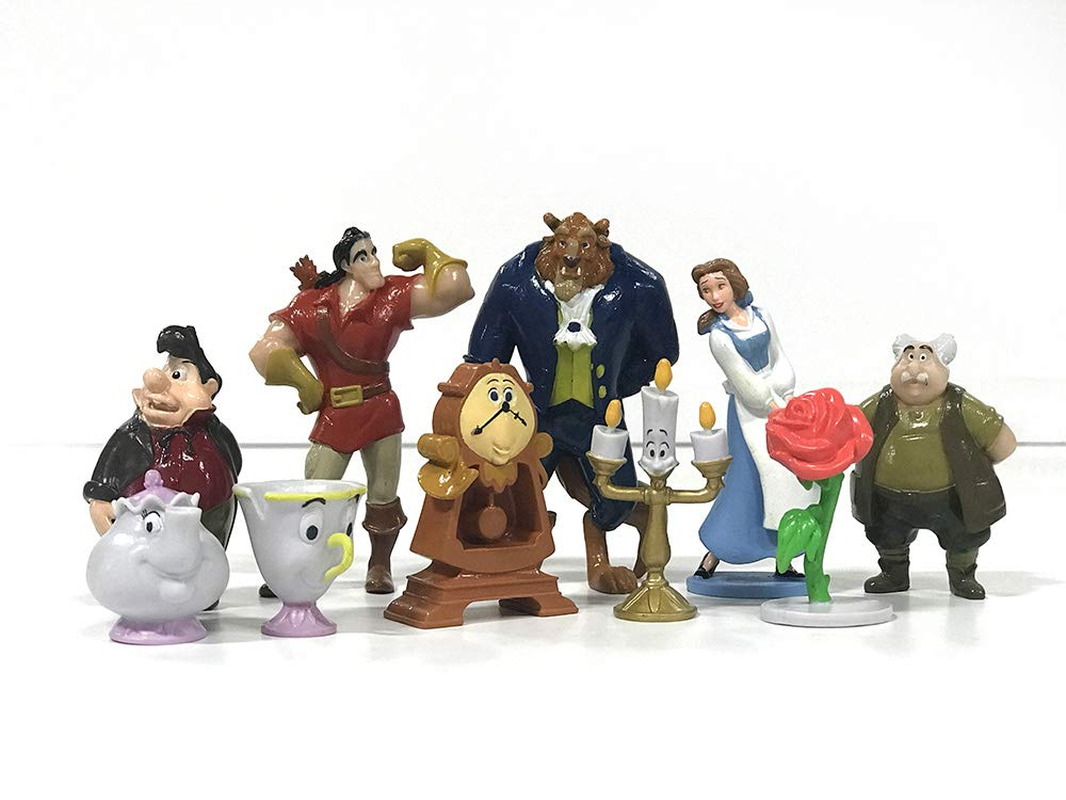 Disney Beauty and the Beast My Busy Books - Storybook, 10 Figurines, Playmat: Includes a Storybook, 12 Figurines, and a Playmat