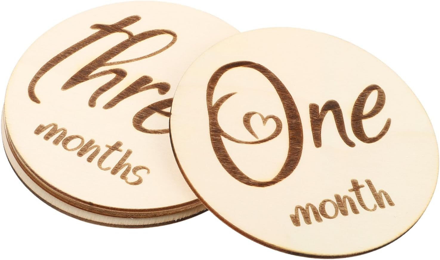 6Pcs Newborn Milestone Cards Monthly Milestone Cards Patterns for Photography Props