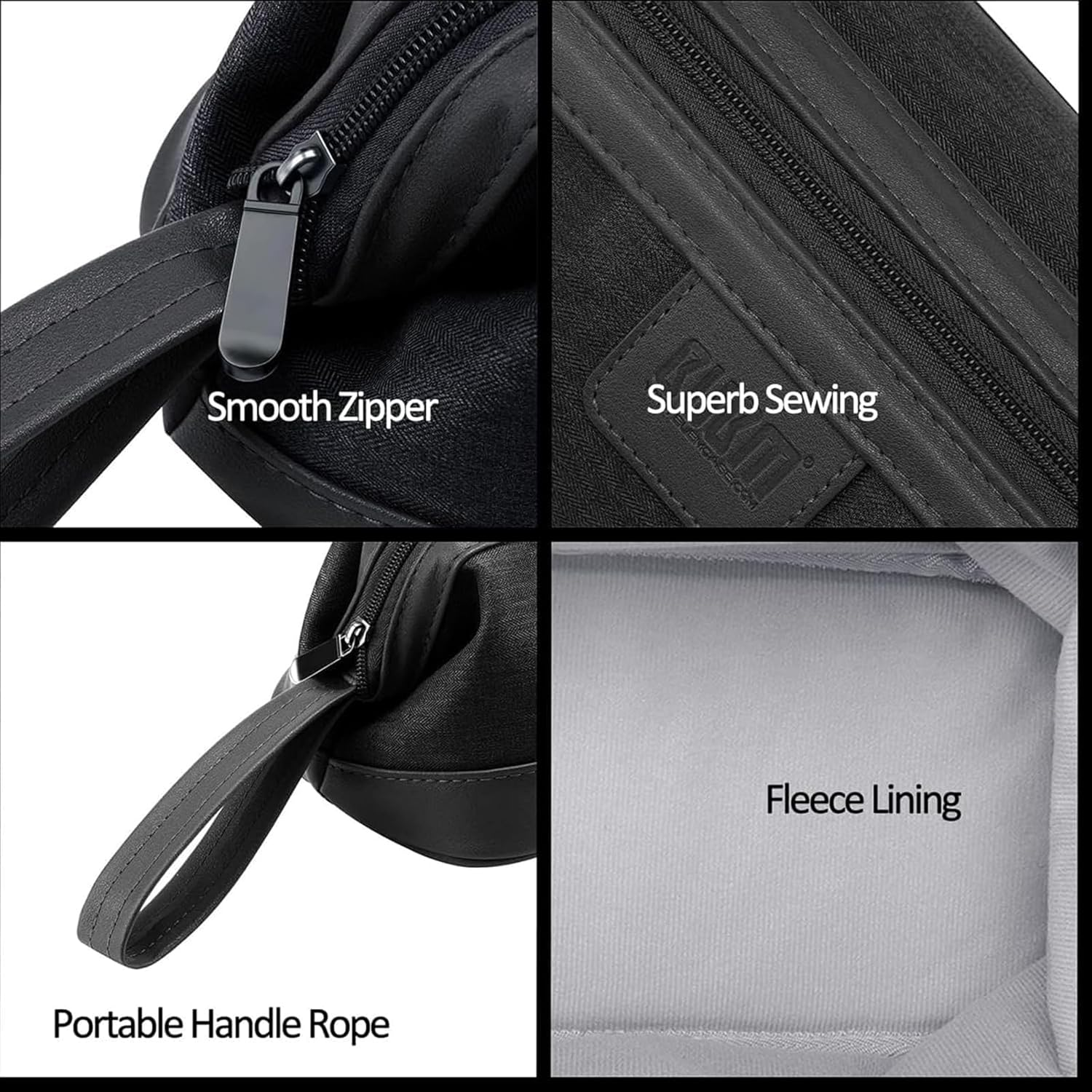 Portable Travel Storage Bag Compatible with Dyson Supersonic Hair Dryer/Dyson Airwrap Styler/Dyson Corrale Hair Straightener, Black, Travel - Gray image number 3