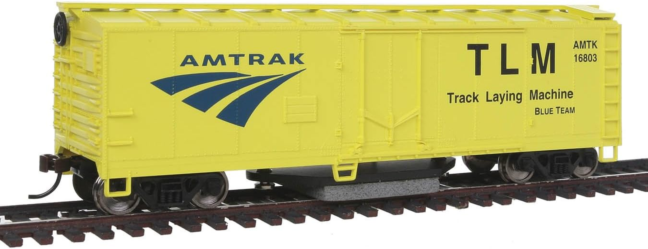 Walthers Trainline 40' Plug-Door Track Cleaning Boxcar New Haven 36833 image number 3