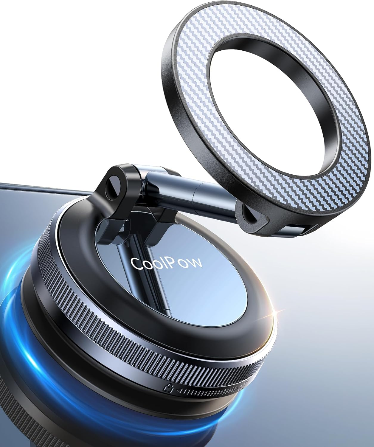 For Magsafe Car Mount, 360&deg; Adjustable Vacuum Suction Phone Holder,Magnetic Mobile Phone Holder for Car Fit Iphone 16 Pro Max plus 15 14 13 12 image number 3