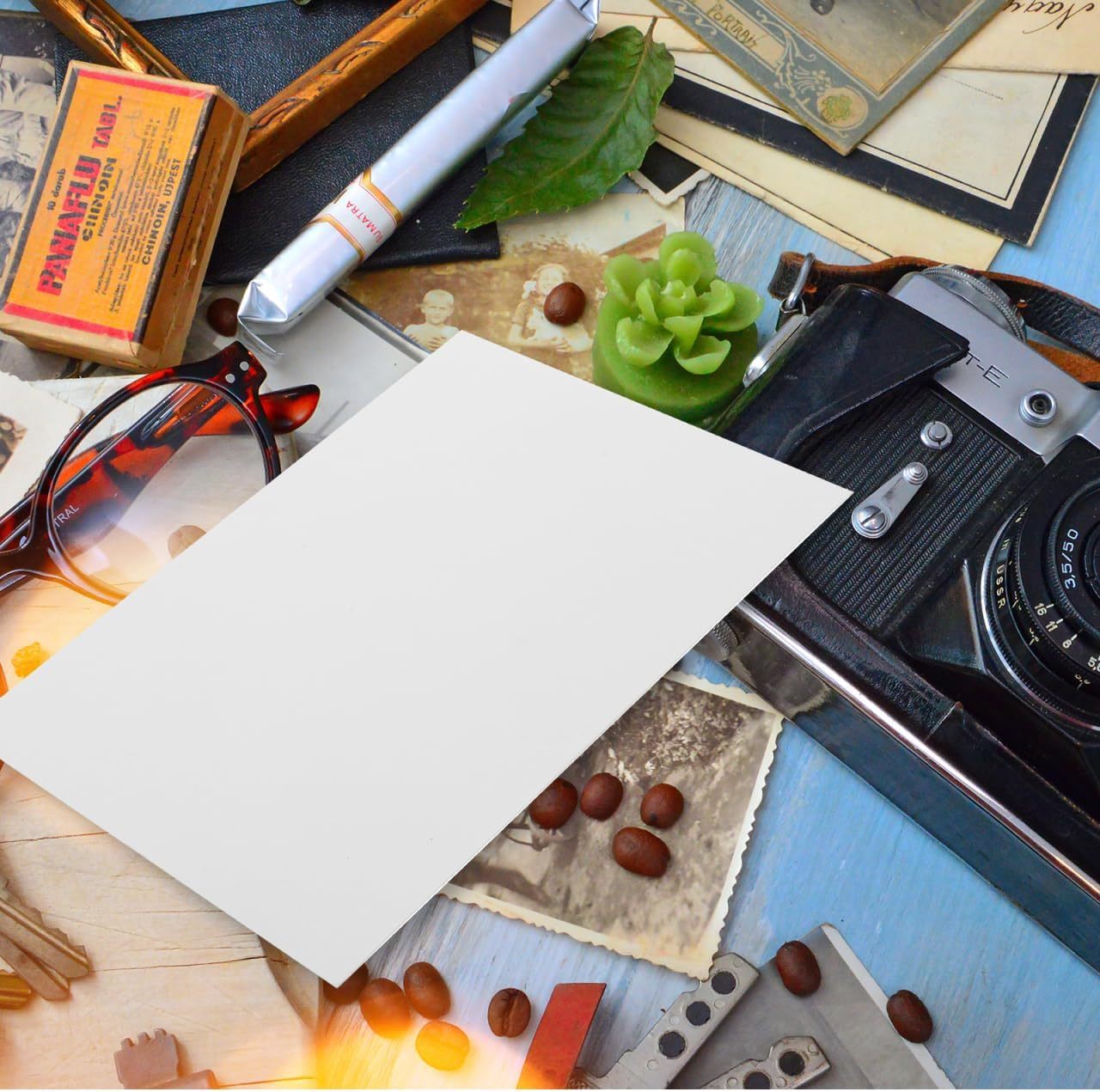 TEHAUX Glossy Photo Paper, 6 Inch Printable Photographic Paper, 100 Sheets, 260Gsm, White, Ideal for Home and Office Picture Prints Use image number 3