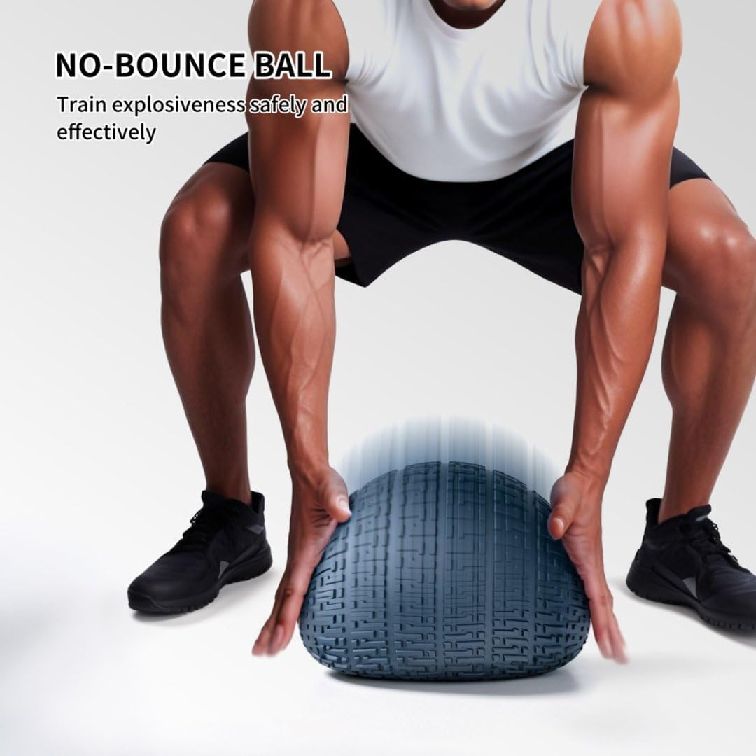 PROIRON Slam Medicine Balls - Non-Bounce, Wall Ball Slam Ball Weighted Balls - for Exercise, Strength, Weighted Exercises Balls for Power Workout(3/5/8/10Kg) image number 4