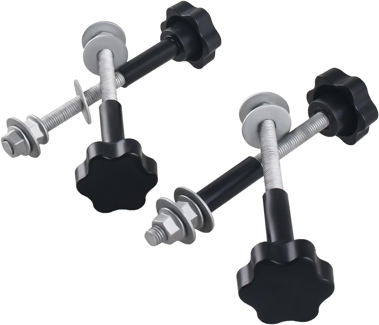 CNCYEAH Mounting Pin Set Mounting Pins Kits for Recovery Tracks Adjustable Support Brackets for Mount Board Traction on the Roof Rack and Bars of Off-Road Car, Automotive, SUV, Truck image number 5