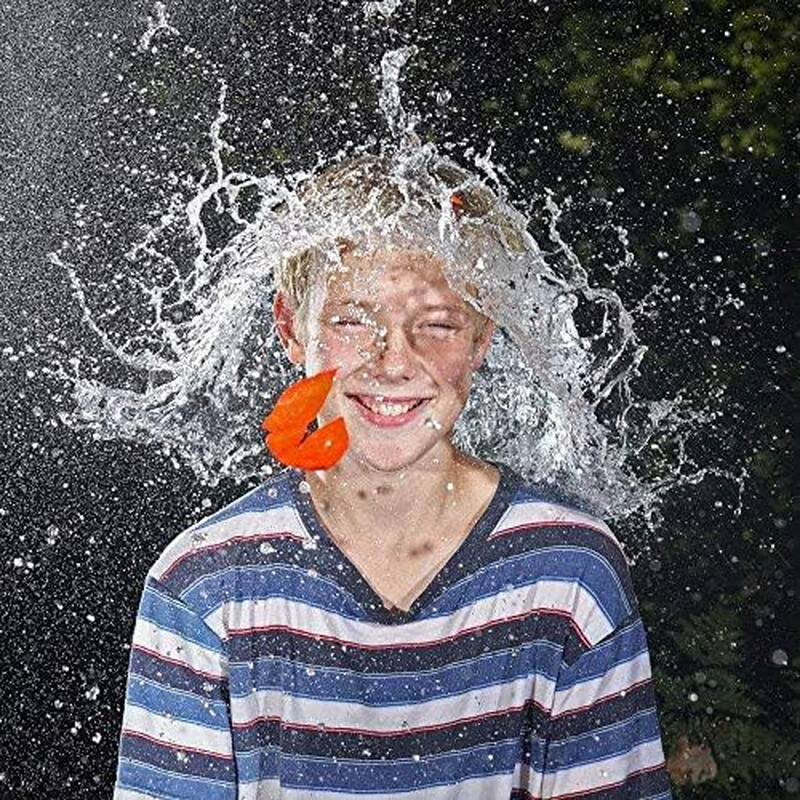 200 Water Balloons Multicolour Biodegradable Latex Bombs for Summer Garden Fight Games, Splash Fun for Kids & Adults image number 1