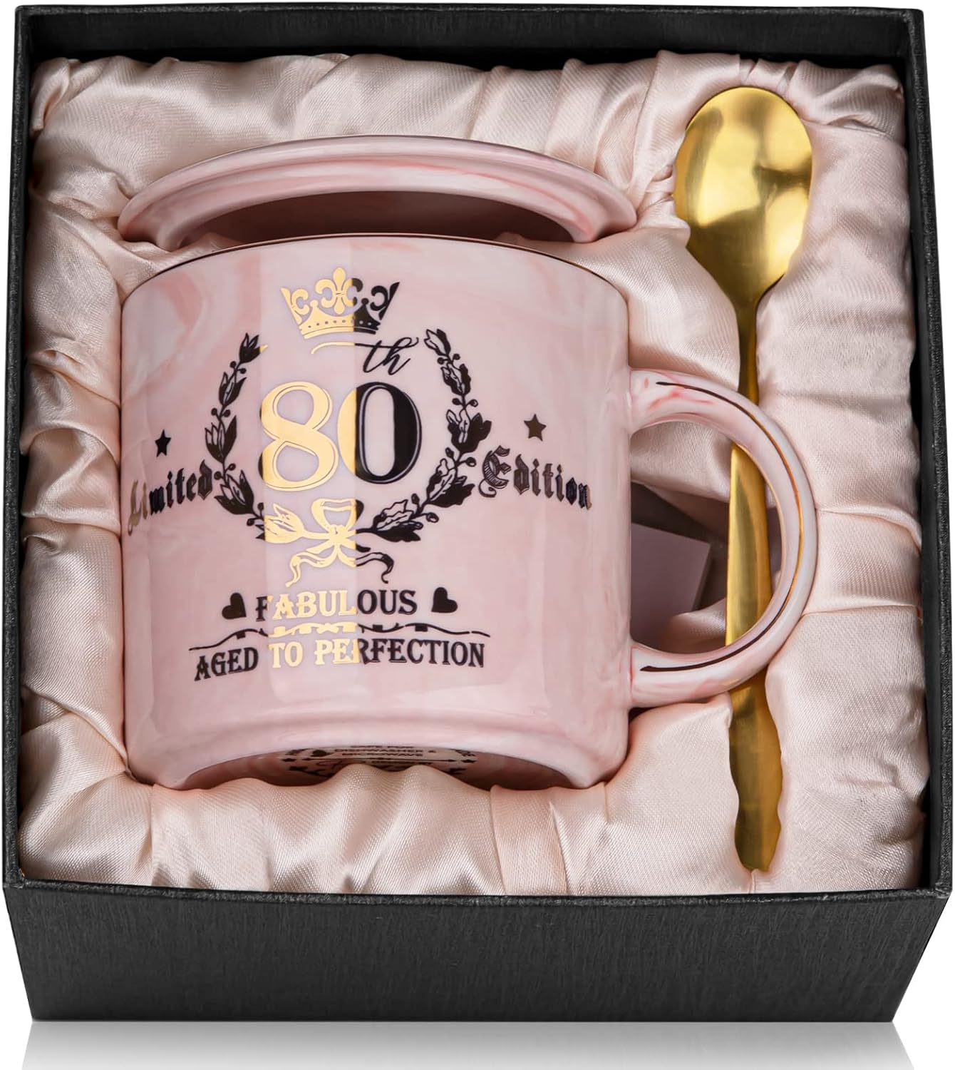 Birthday Thank You Gifts for Men, Sometimes You Forget You'Re Awesome - 14Oz Unique Black Ceramic Inspirational Coffee Mug with Gold Print, Presents for Friends Husband Employee Coworker, Gift Boxed