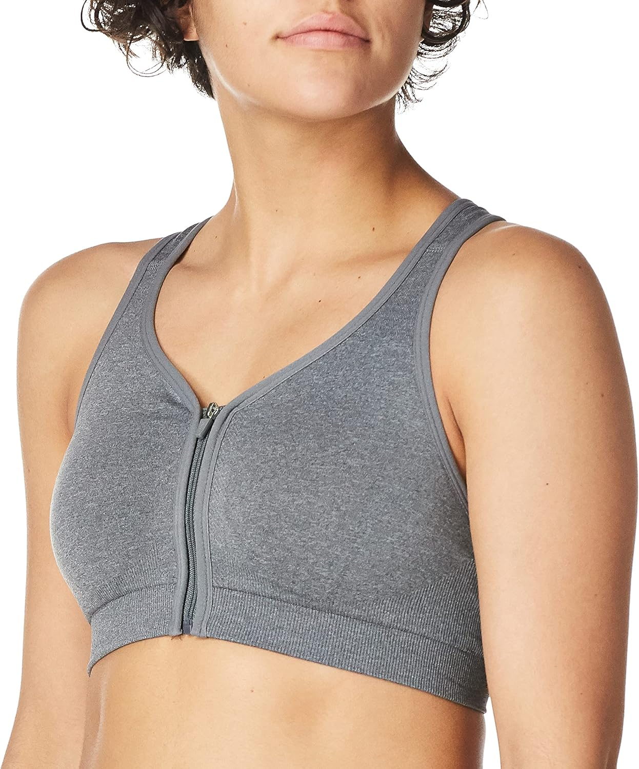 JOCKEY Women'S Zip Front Seam Free Bra