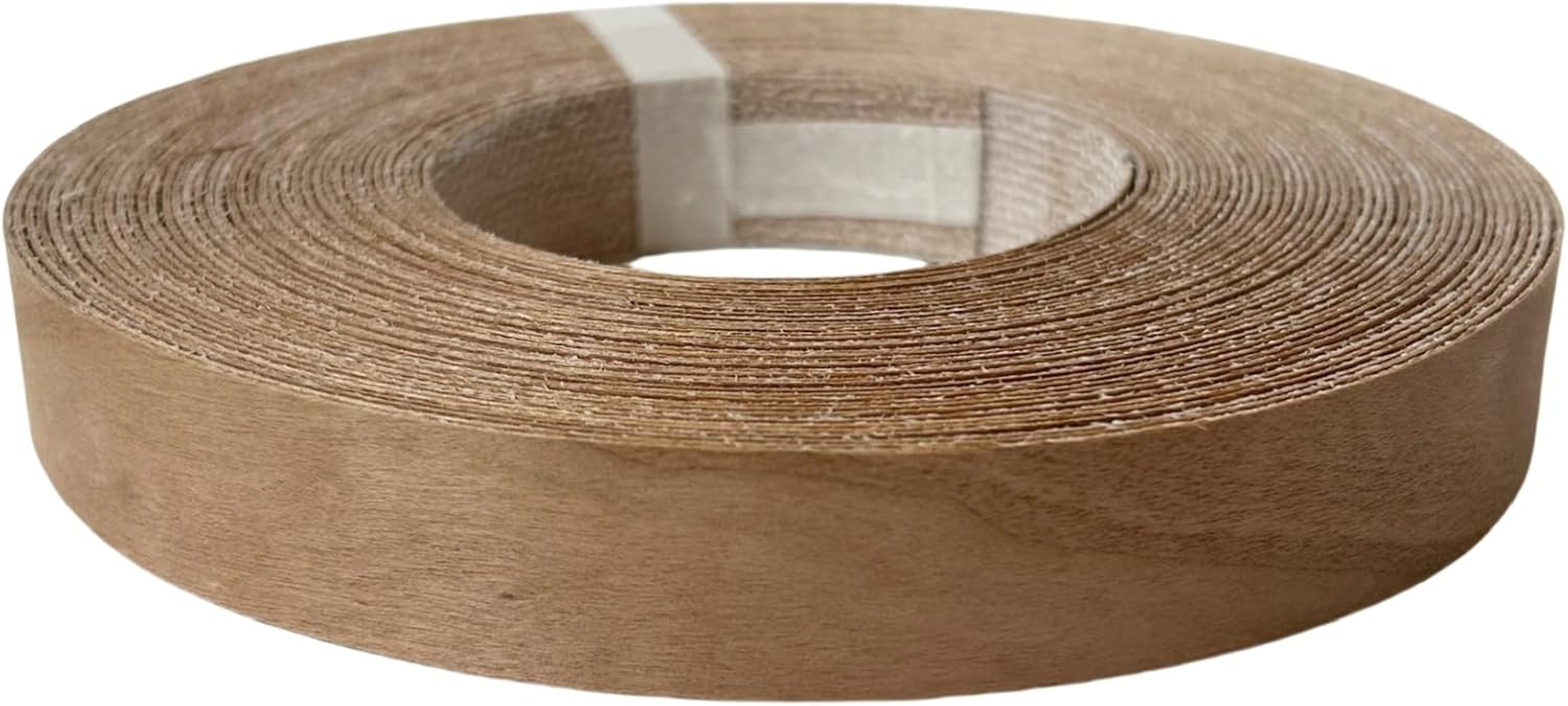 Preglued American Cherry Wood Veneer Edging, Plywood Edge Banding, Flexible Wood Tape, Iron on Easy Application Veneer Edging with Hot Melt Adhesive Back (1.9Cmx15M)