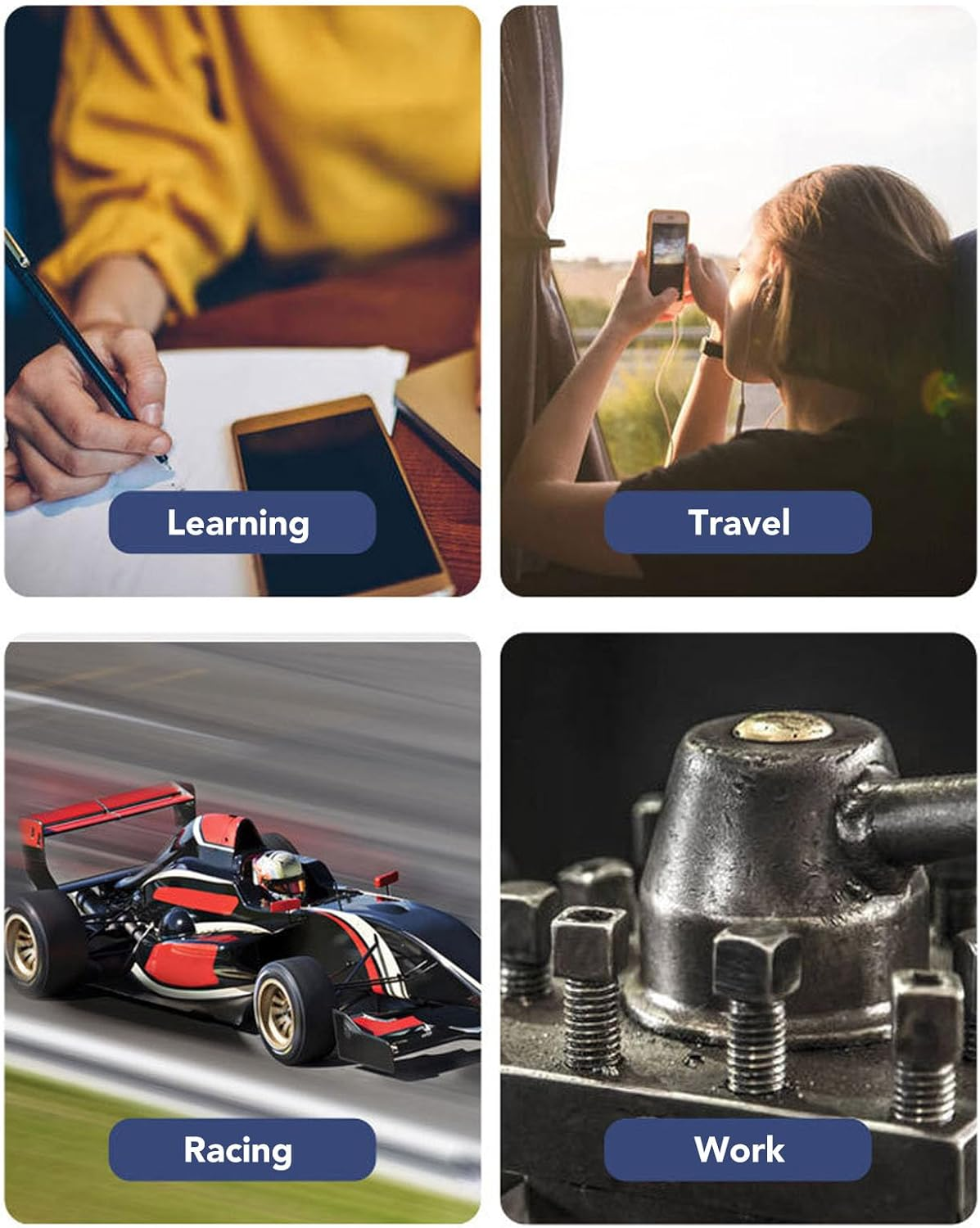 EVGATSAUTO Ear Protection Earmuff, NRR 21DB Noise Reduction Headphone with Soft Padded Headband for Construction Lawn Mowing image number 3