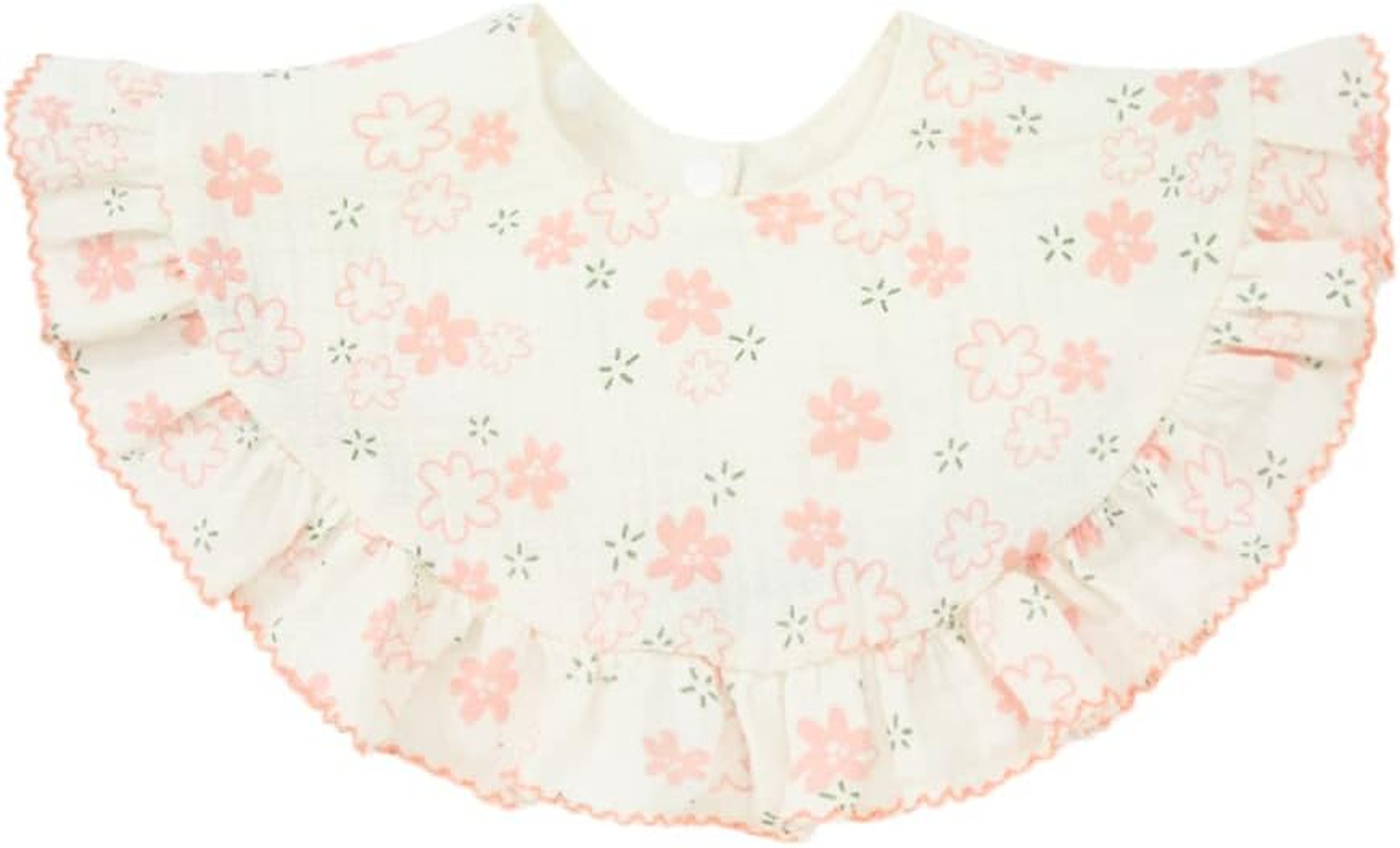 Nishine 4 Pcs Unisex Baby Muslin Bandana Drool Bibs 360 Degree Rotatable Cotton Teething Feeding Drooling Bibs for Boy Girl image number 2