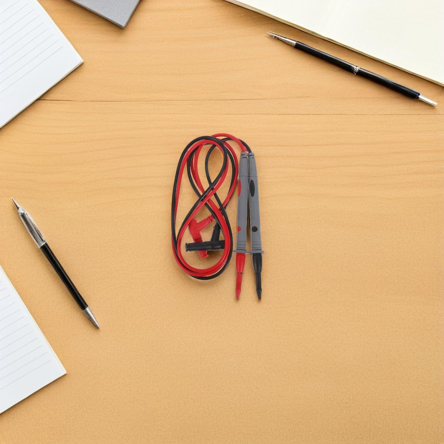 Healeved 2 Pairs 20A Dual-Color Fine Multimeter Test Probes, Universal Electrical Test Leads with Needle Tips for Automotive and Circuit Repair Testing Equipment image number 5