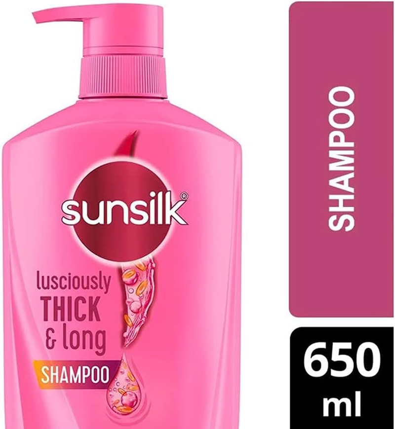 Sunsilk Lusciously Thick and Long Shampoo, 650Ml image number 5