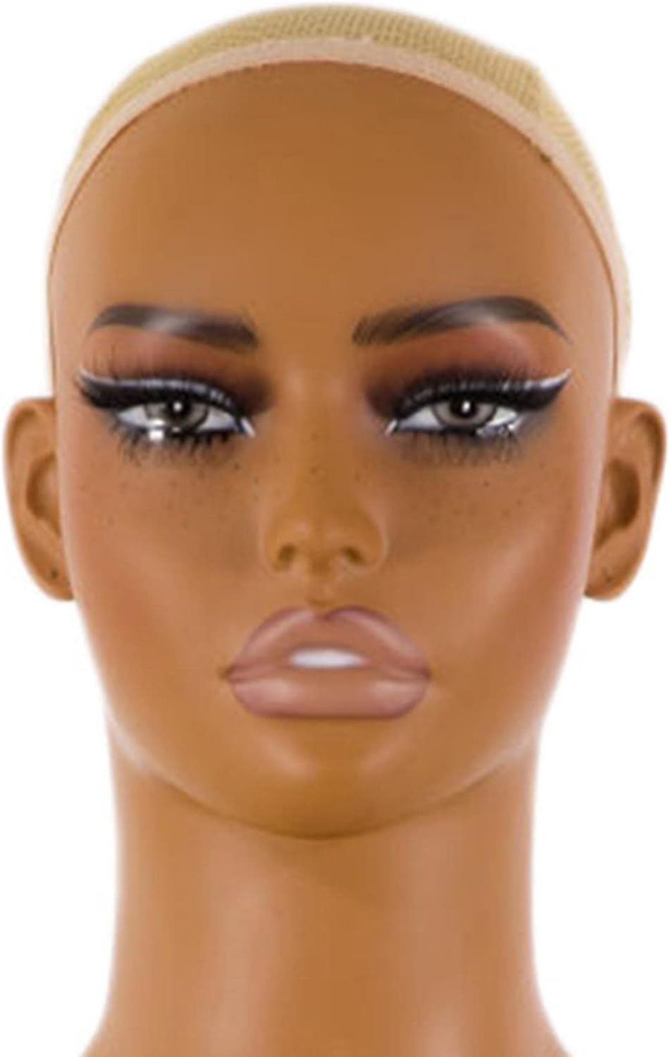 Eigell Female Wig Head Manikin Head with Shoulder Wig Head Display,Lightweight Props,Mannequin Head Display for Display Hair Hats Hairpieces image number 6