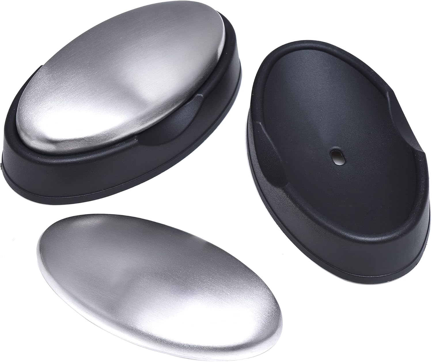 MGTECH 4 Pack Stainless Steel Soap Bar Magic Fish Garlic Onion Odor Remover