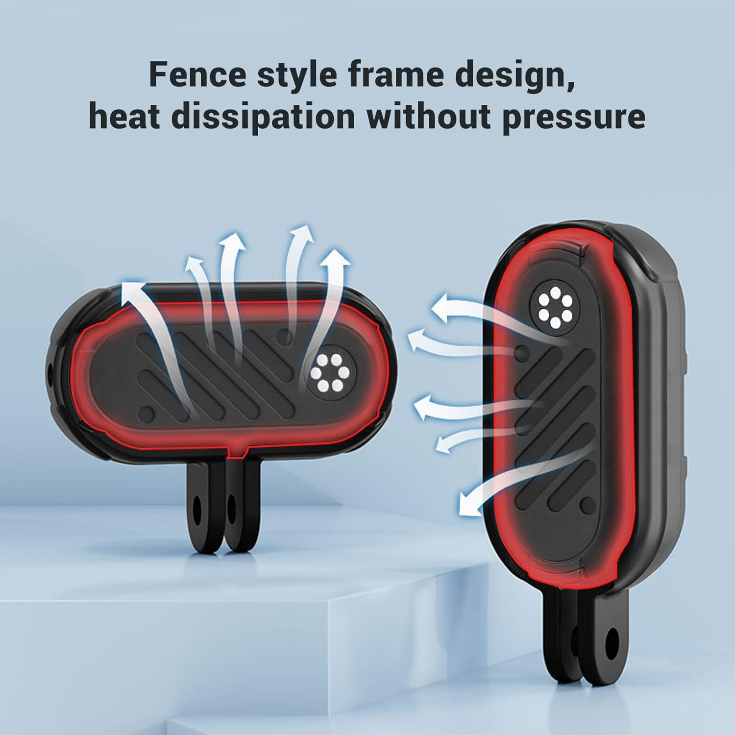 Vertical & Horizontal Action Mount Set for Insta360 GO 3/GO 3S Accessories, Action Camera Cage Mounting Bracket Protective Frame image number 3