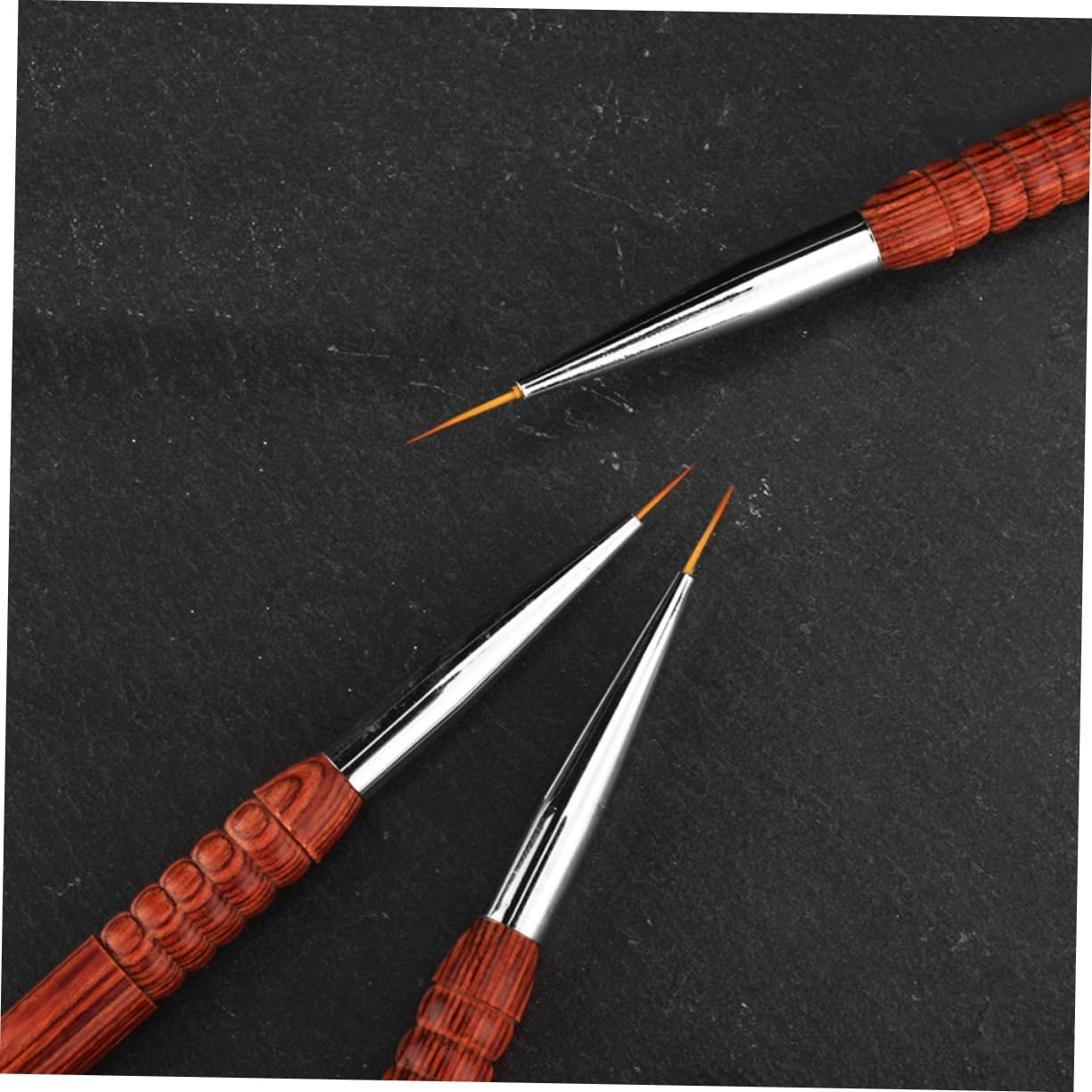 SAFIGLE 3 Pcs Nail Art Liner Brush Durable Nail Design Painting Pens for Detailed Artwork for Home and Professional Use image number 1