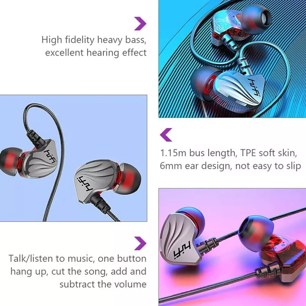 STEXX 6D Mobile Phone Universa Type C Earphone Headphone for Iphone Samsung USB Wired