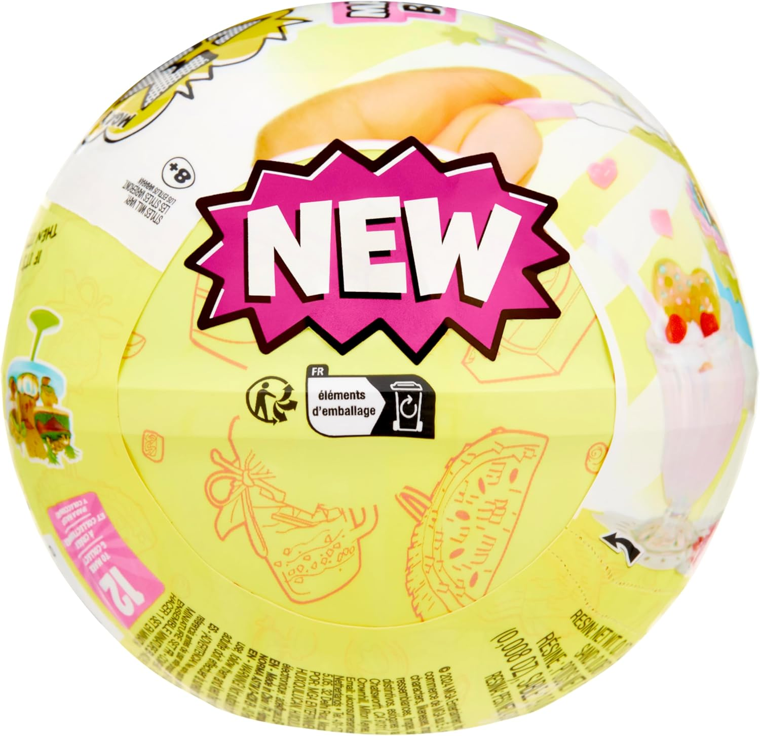 Mga'S Miniverse Make It Mini Birthday - Mini Collectibles, Mystery Blind Packaging, DIY, Crafts, Resin Play, Replica Items, Novelty, Party Favours, Pinata, for Collectors & Kids Ages 8+, NOT Edible