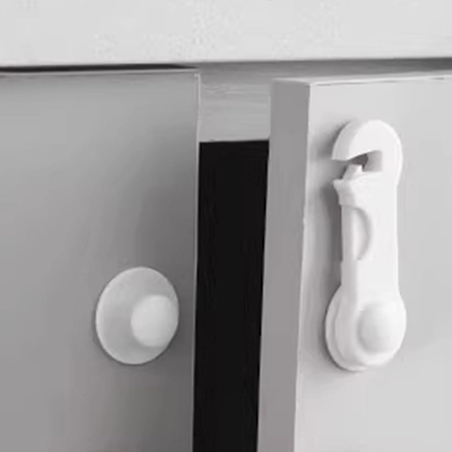 6-Pack Child Proof Locks - 3M Adhesive No Drilling Baby Proofing for Cabinet Doors, Drawers, Wardrobe, Pantry & Cupboard image number 4