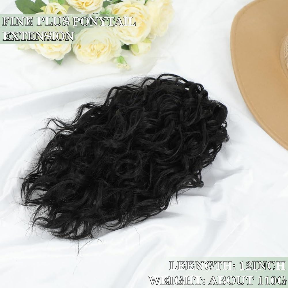 Fine plus 30.48 Cm Claw Clip Ponytail Extension