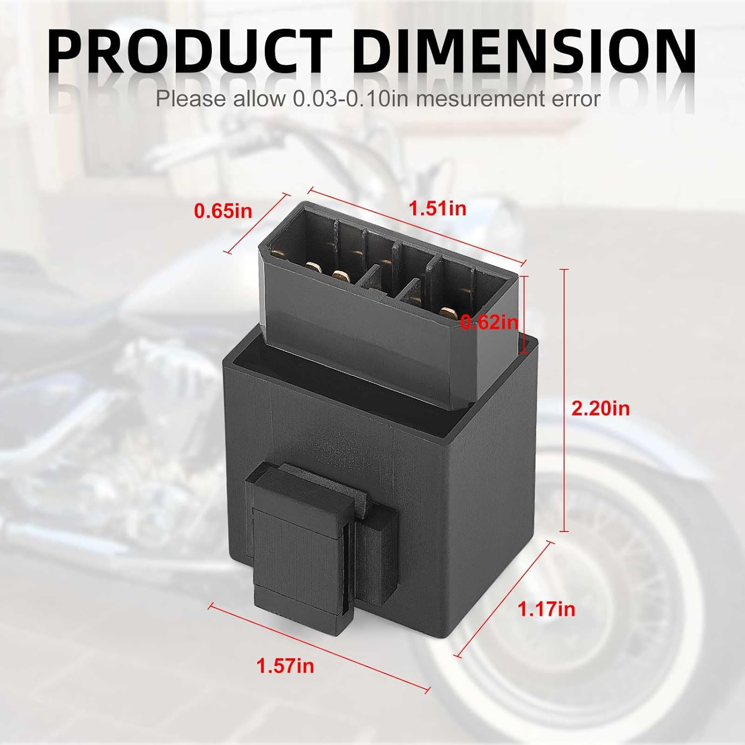 Fuel Pump Relay for Yamaha Road Star 1600 Royal Star 1300 V-Star 1100 V-Star 650 FZR1000 FZR600 YFZ750 YFZ600 1989-2003 3EN-81950-00-00 image number 1