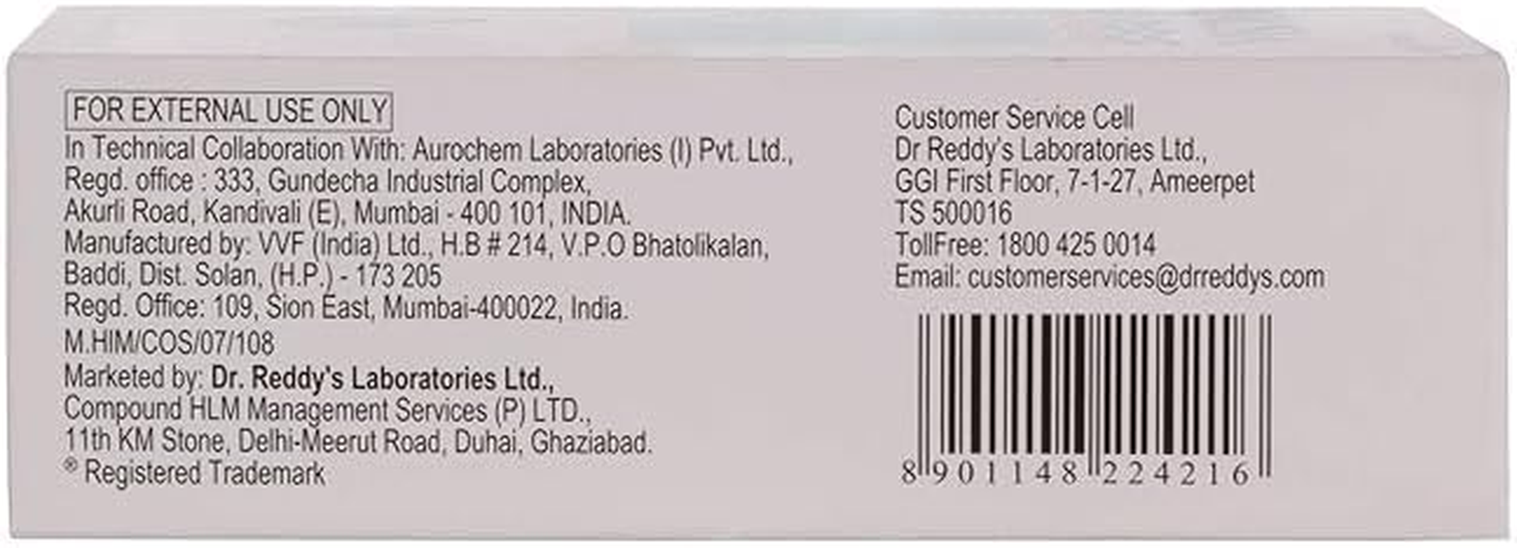 Dr. Reddy Venusia Moisturizing Bathing Bar, Syndet Bar, with Shea and Aloe Butter, Hydrated and Supple Skin, Ph Balanced image number 1
