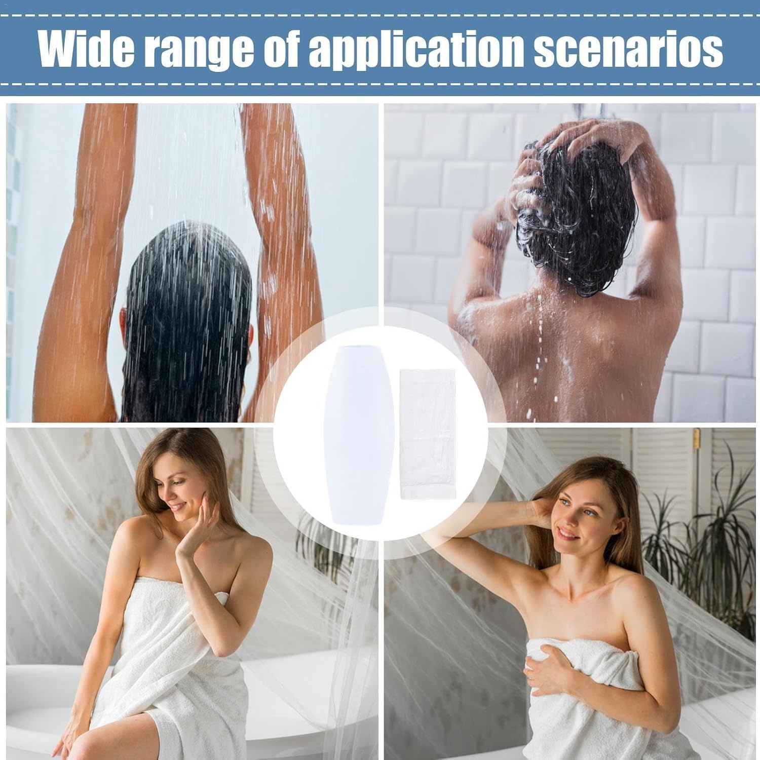 Elbow Silicone Sleeve, Arm Cover Dressing Silicone Sleeve for Shower - Keeps Elbow Dressing Dry Plaster Protector with Cotton Liner for Bathing, Shower image number 3