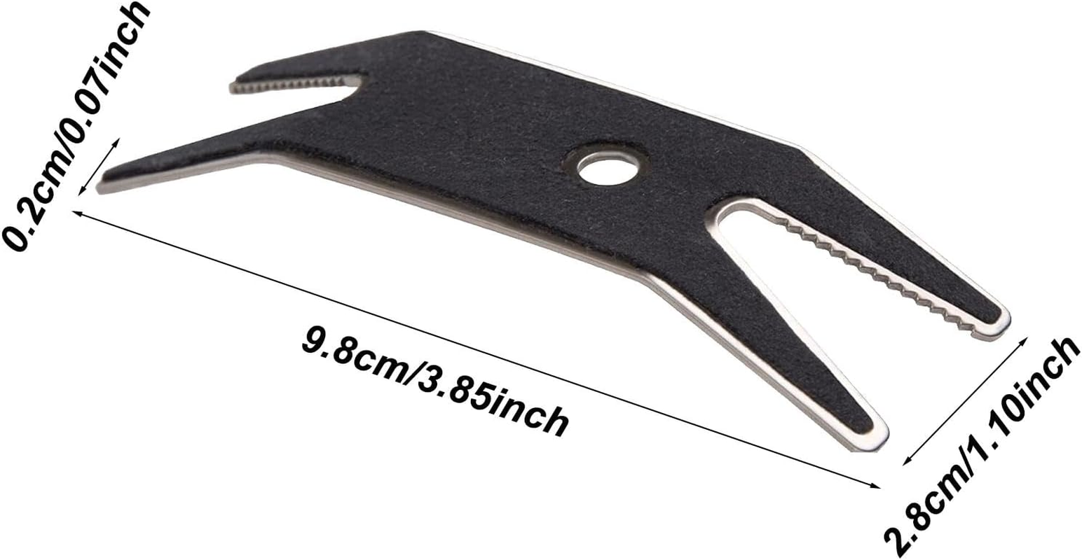 Multi Guitar Spanner Wrench,Spanner Wrench Tool Guitar Multi-Purpose Tool Wrench | Multi Spanner Wrench, Guitar Multi Tool for Strings image number 4