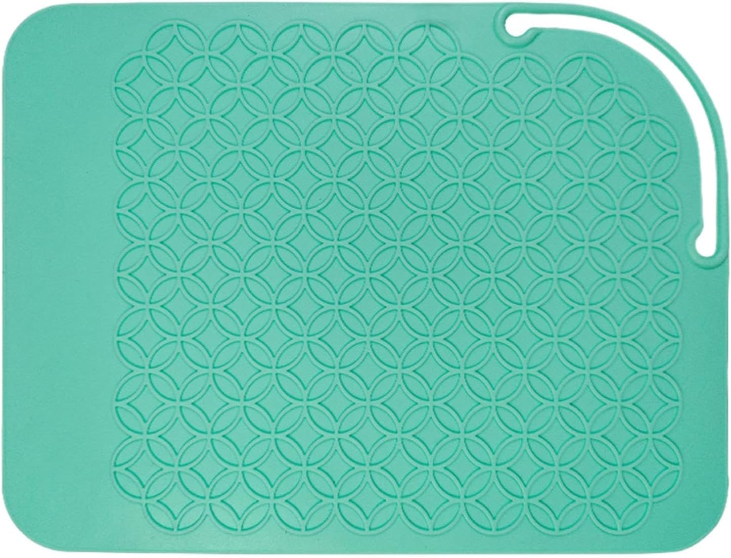 CARRORABI Flat Iron Mat Heat Resistant,Silicone Heat Resistant Mat for Hair Tool | Hair Curler Protective Mats Non-Slip Hairdressing Accessories for Curling Iron Hair Straightener Hot Tools image number 2