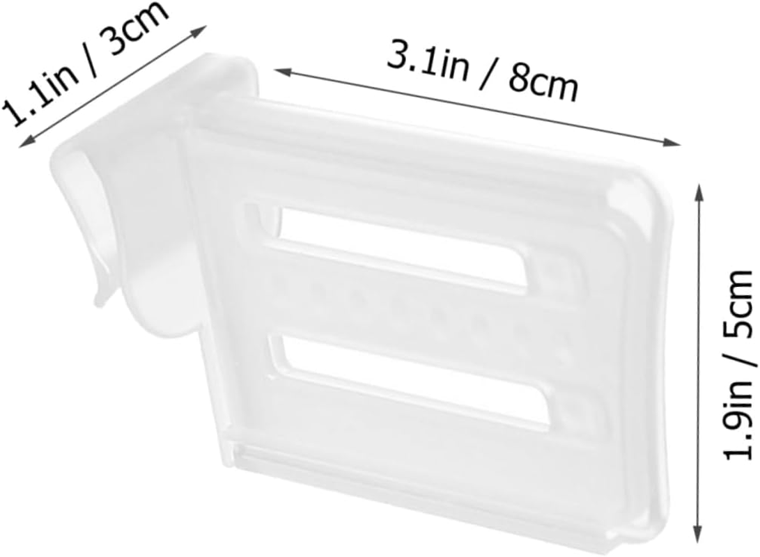 Iplusmile 12Pcs Fridge Clip Partition for Refrigerator Side Door Divider for Kitchen Organization Space Saving Food Storage image number 1