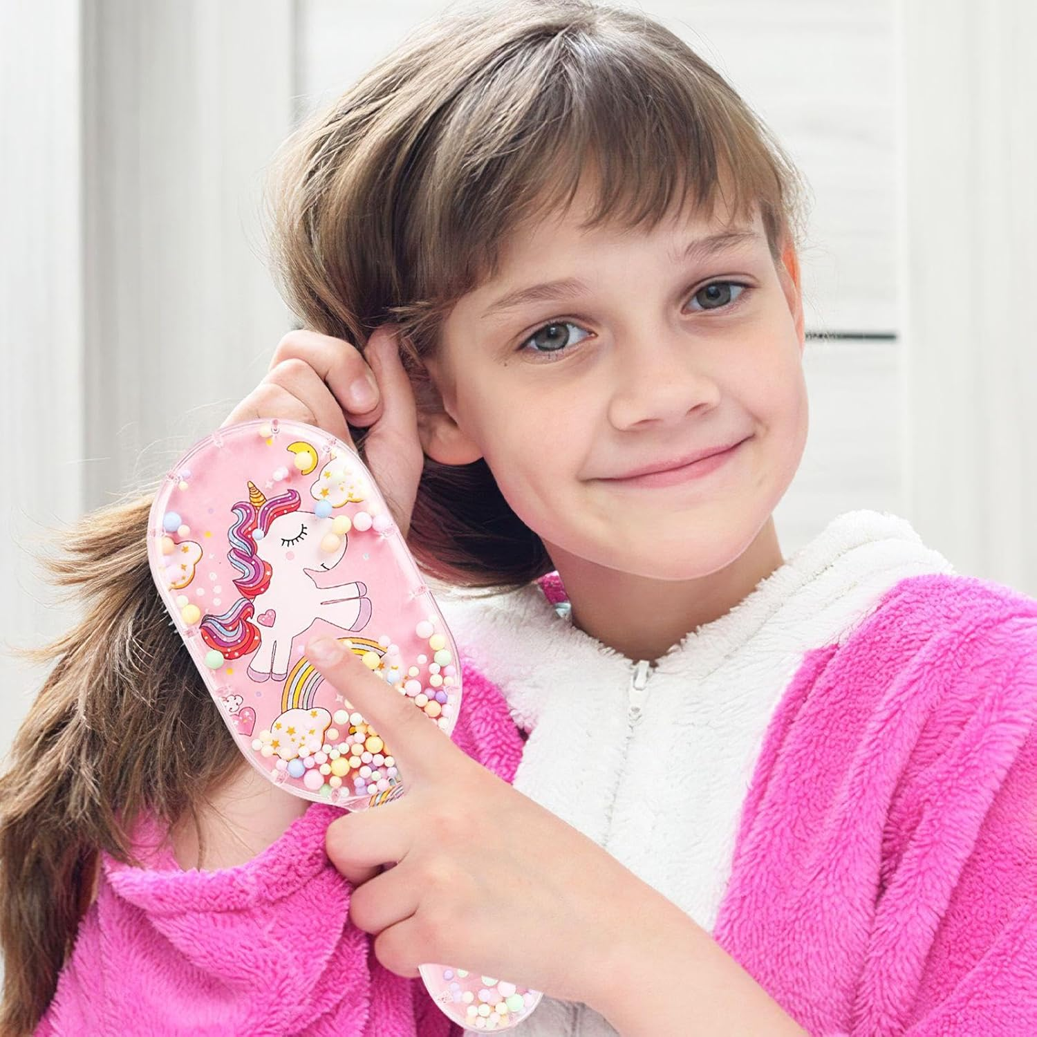 2 Pieces Cartoon Air Cushion Comb, Girl Hair Comb, Cute Cartoon Comb, Massage Comb, Hair Styling Tools image number 3