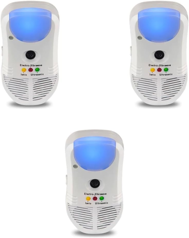 5-In-1 Pest Repeller Ultimate - Eco-Friendly Electronic Pest Control with Ultrasonic, Electromagnetic & Ionic Technologies, Covers 465 Sq. Meters, Safe for Family and Pets (3)