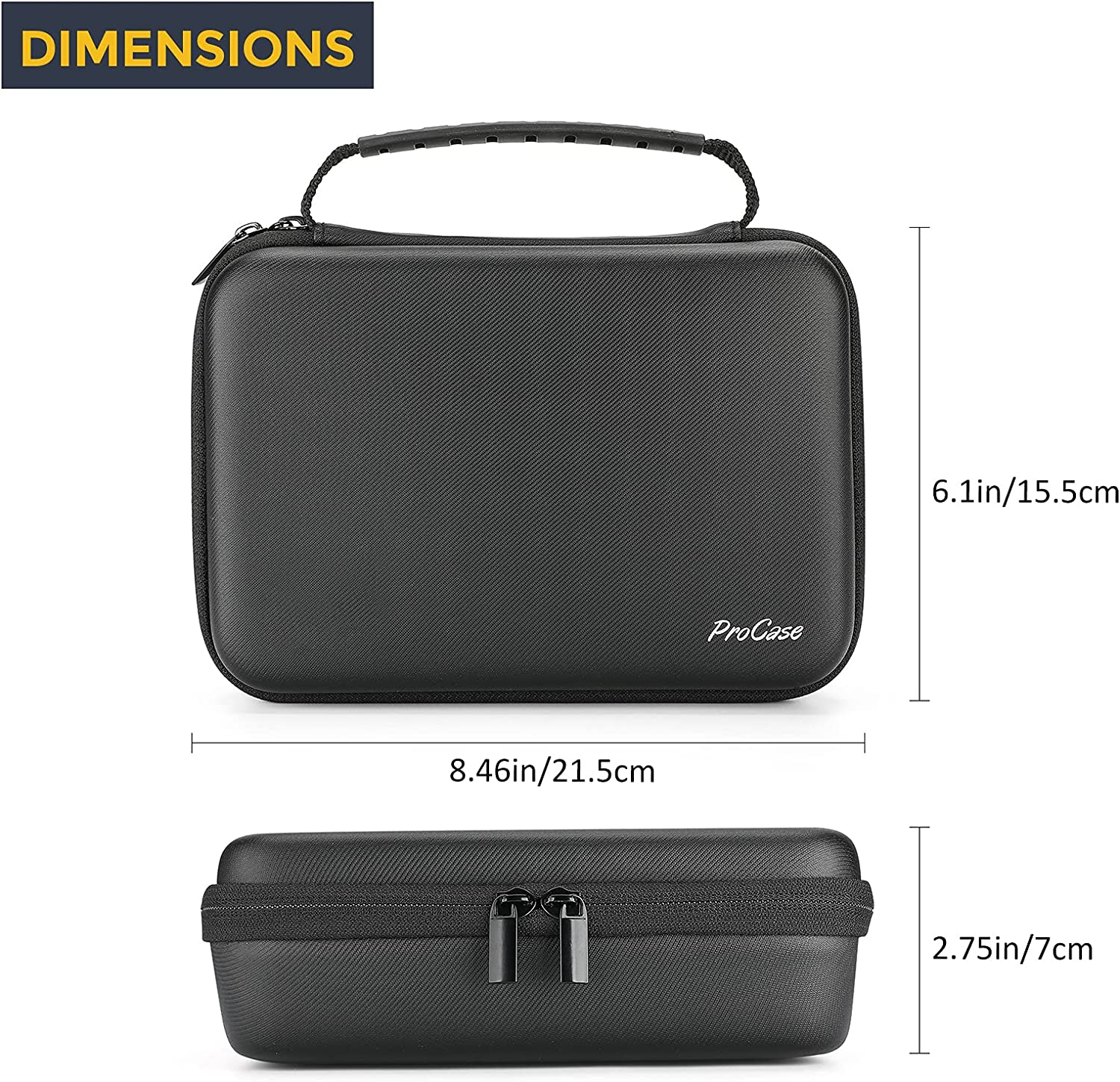 Procase Hard Travel Case for Philips Norelco Multigroom Series 7000 MG7750/49 MG7770 MG7790 MG7791/40 Men'S Electric Trimmer Shaver and Attachments -Black image number 1