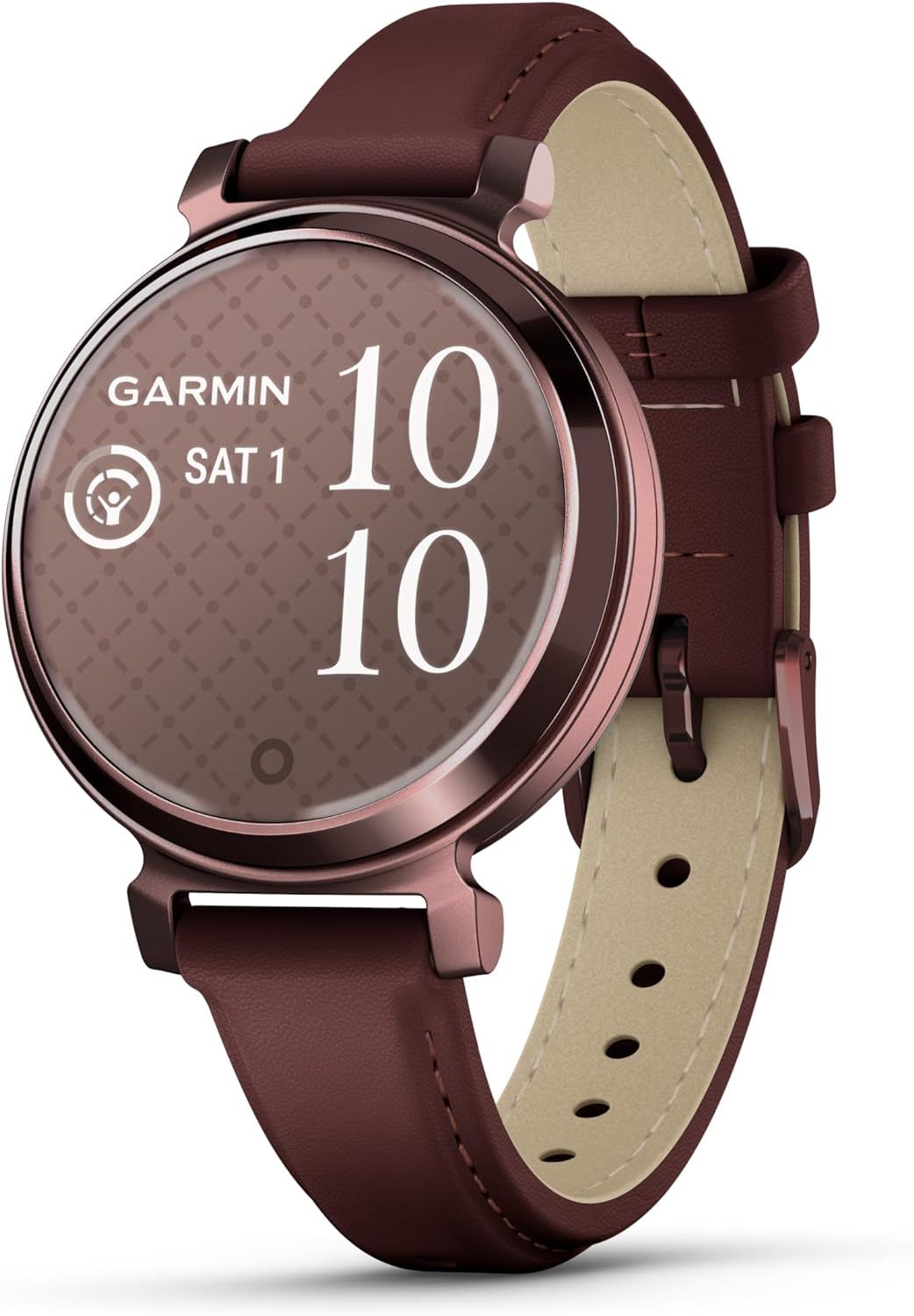 Garmin Lily&reg; 2 Classic, Dark Bronze with Mulberry Leather Band