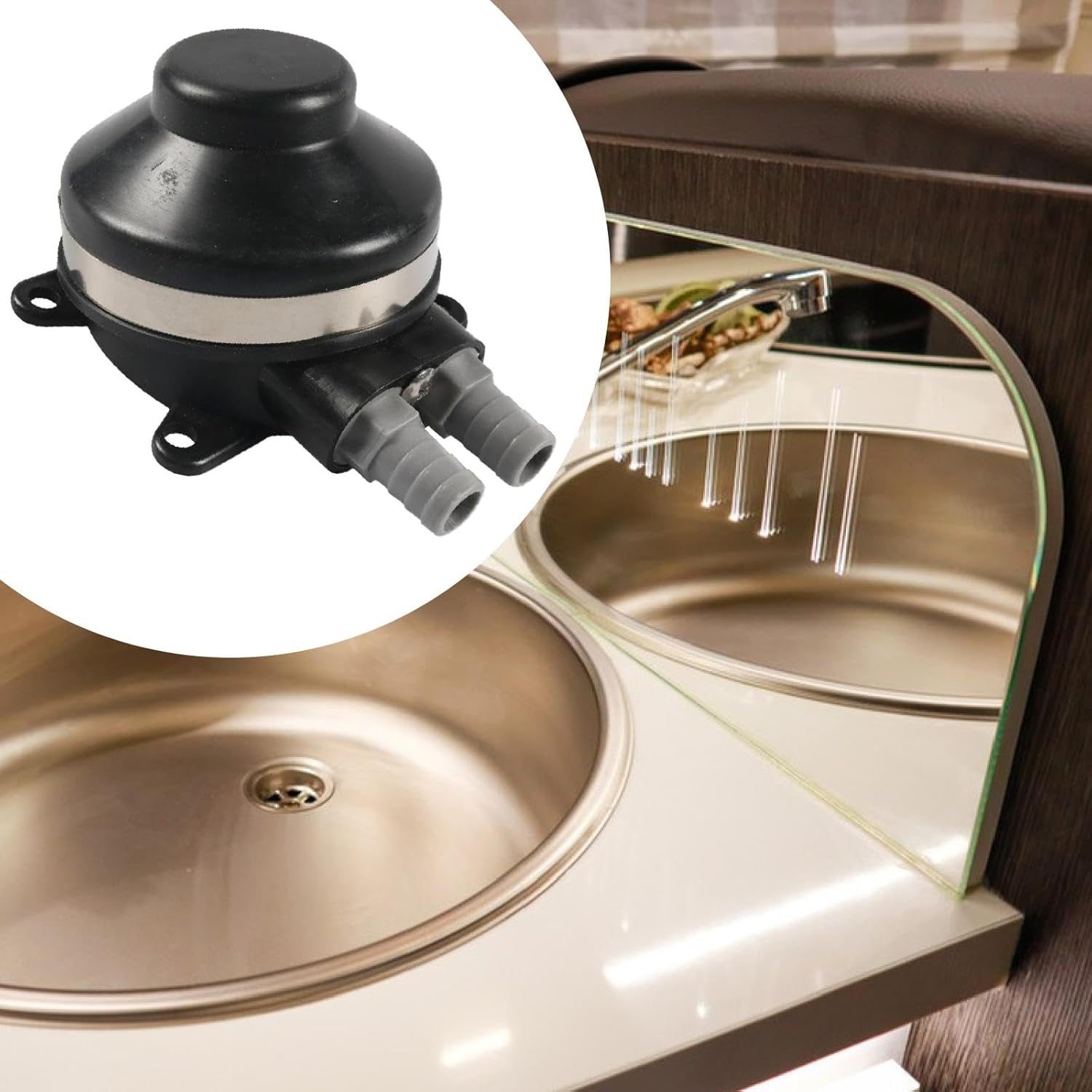 Foot Operated Water Pump Portable Foot Pump for Boat Deck Basin Washing image number 1