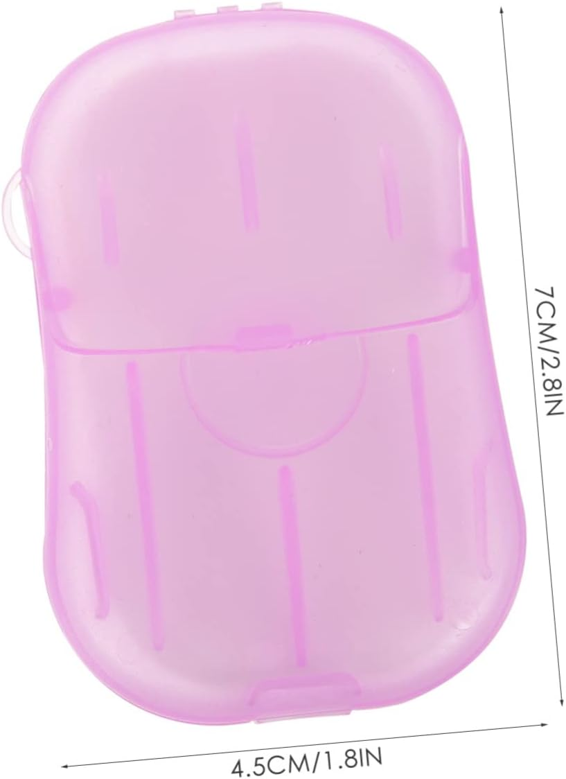 NAMOARLY Travel Soap Sheets 20 Pcs Hand Wash Soap Slices for Travel Hotel Outdoor