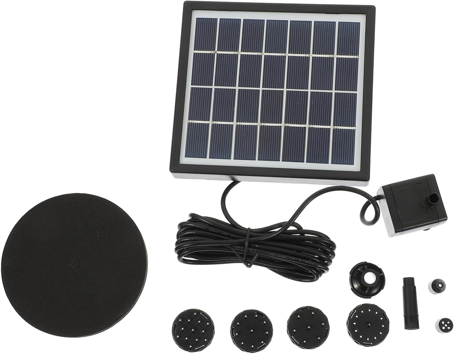Solar-Powered Fountain Pump for Garden Pools Automatic Water Circulation Floating Solar Pump for Bird Baths and Rockeries No Battery Required Easy Outdoor Decoration image number 5
