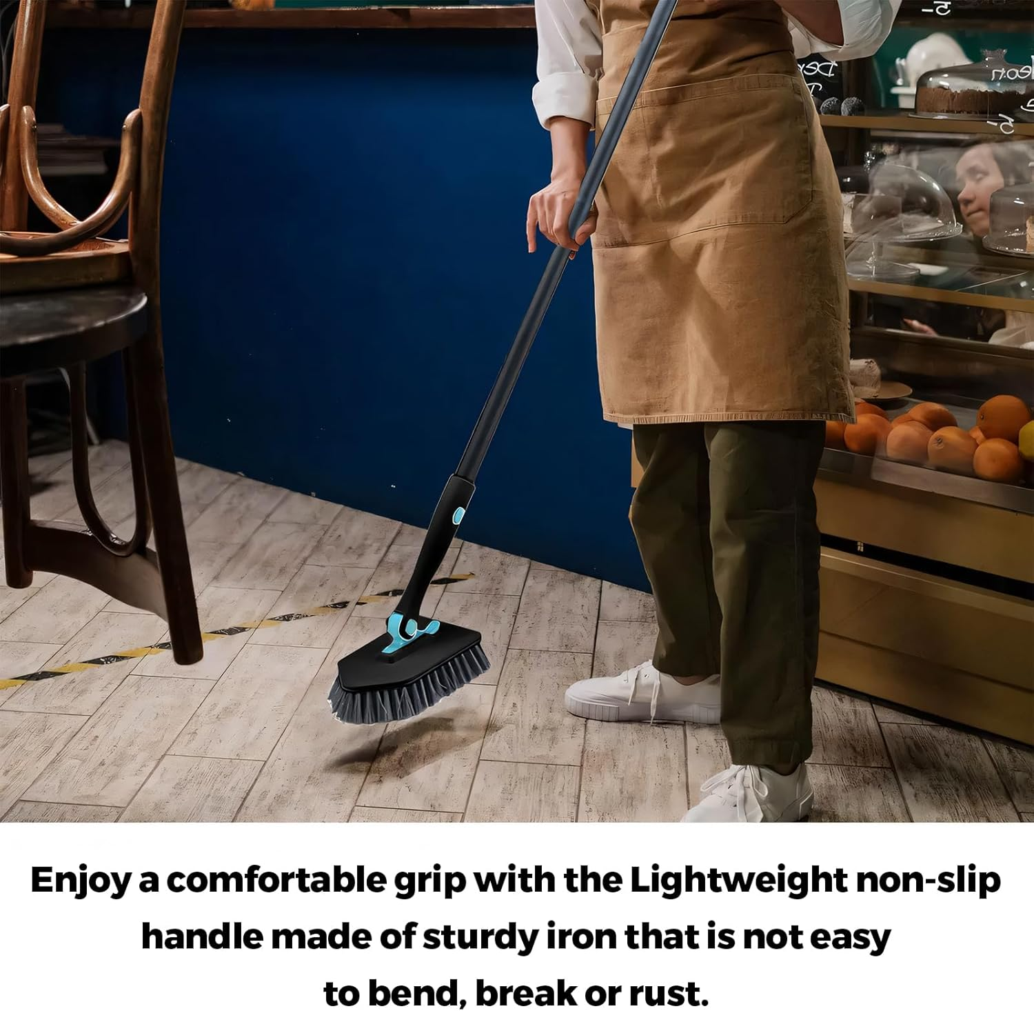 Woobroo Shower Cleaning Brush, Black, 10623 Cm image number 5