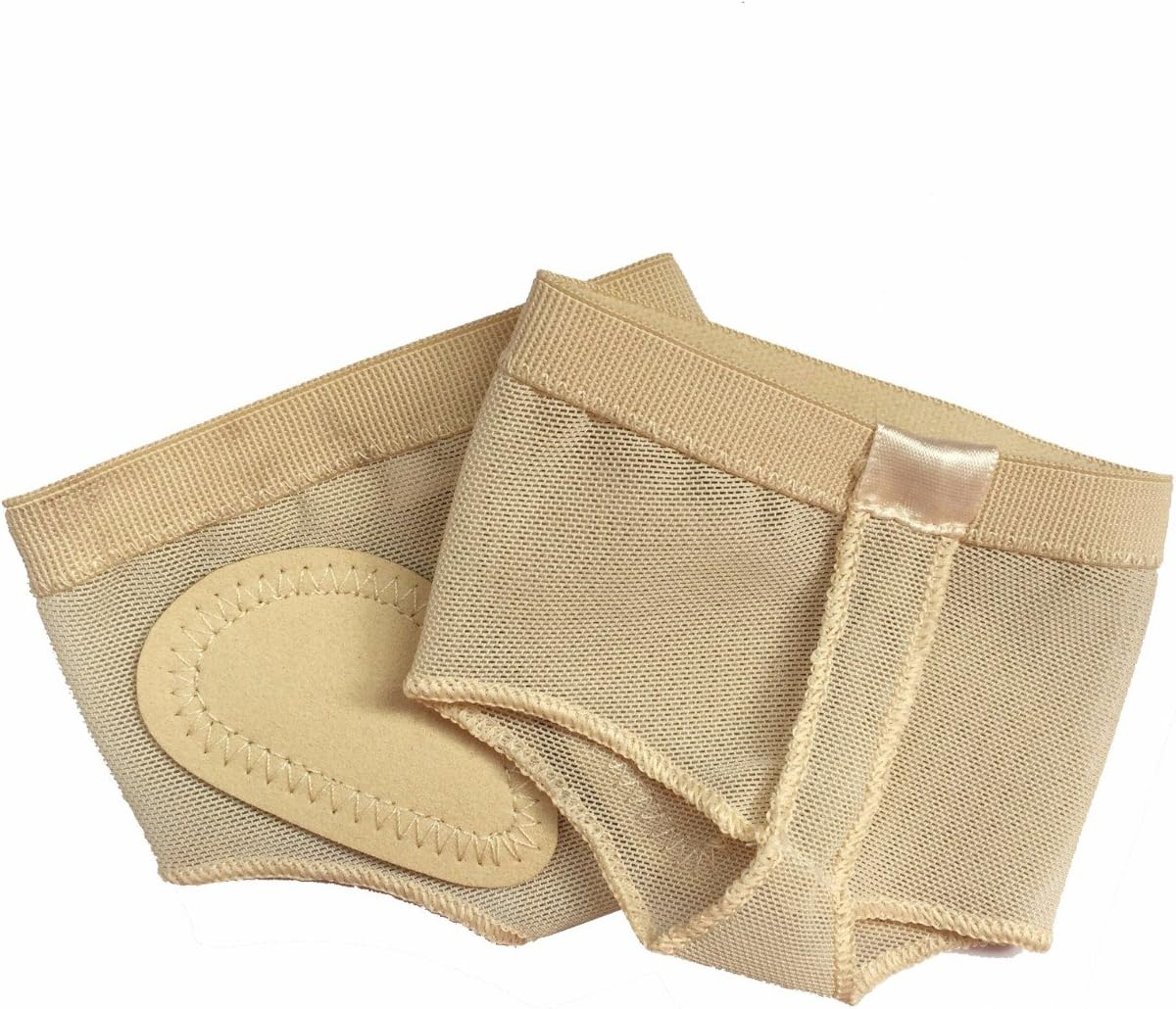 Wuchieal Women'S 2 Pairs Dance Paws Pad Foot Thongs Toe Undies Half Lyrical Shoes Socks image number 2