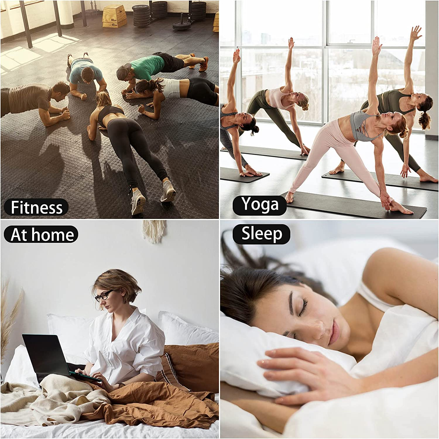 4 Pair Toe Separators Bunion Corrector for Women and Men, Gel Toe Spacers Reusable Toe Straightener Toe Stretcher Big Toe Correctors (Multi-Color) image number 3