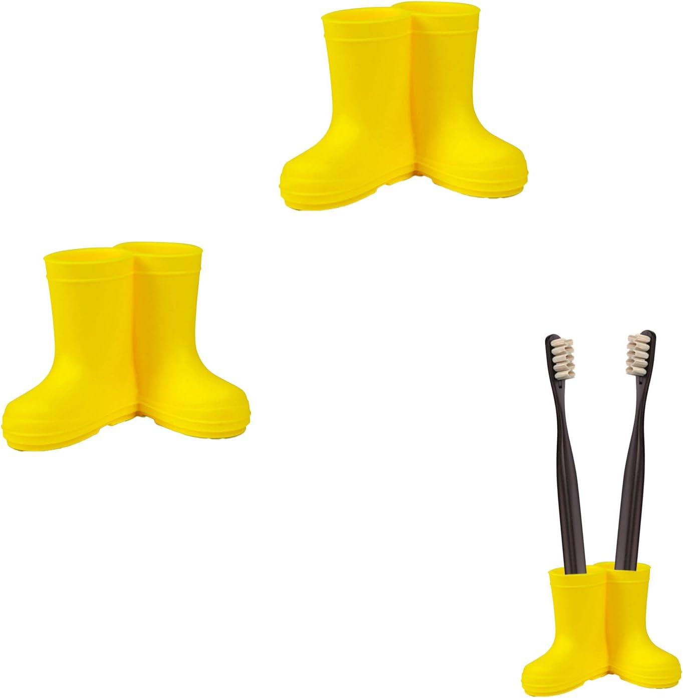 2 Pack Rain Boot Toothbrush Holder image number 5