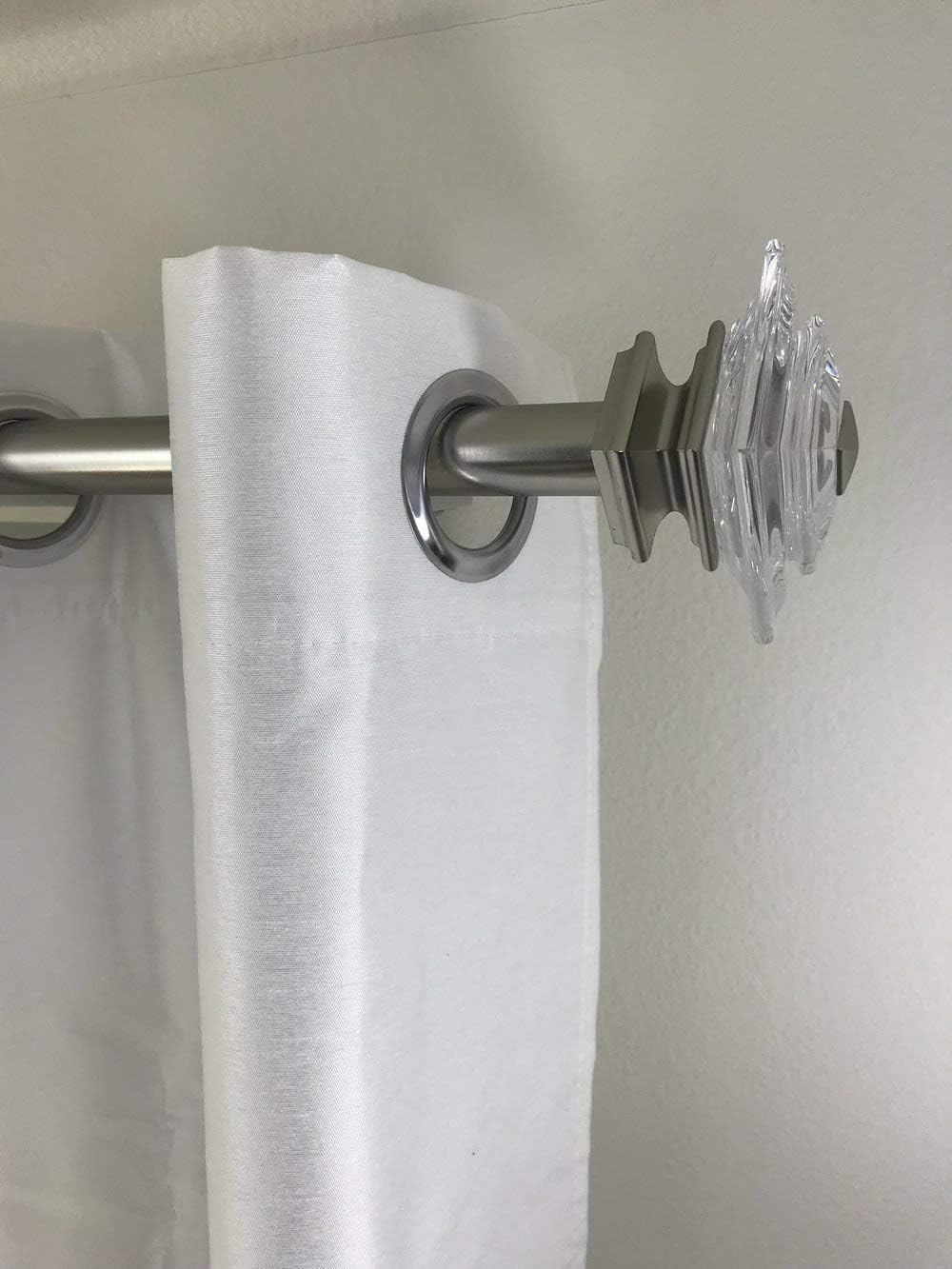 NONO Bracket - outside Mounted Blinds Curtain Rod Bracket Attachment (Set of 3) (Brown) image number 2