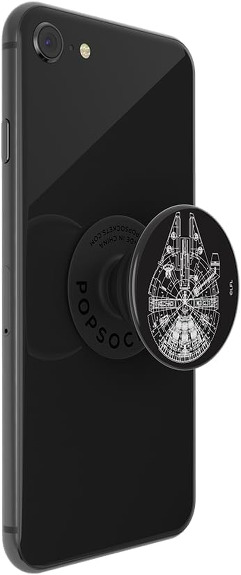 Popsockets Popgrip - Expanding Stand and Grip with a Swappable Top for Smartphones and Tablets -Millenium Falcon Aluminum