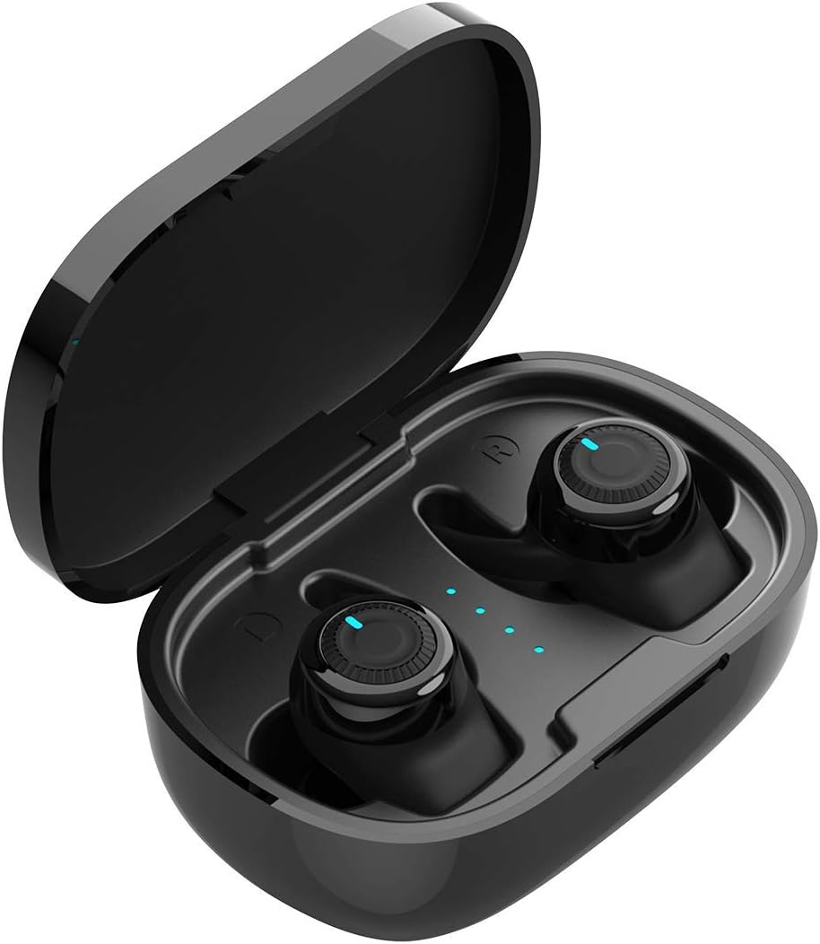 STREETZ TWS-112 Stereo Bluetooth Headphones In-Ear Wireless Headphones, Bluetooth 5.0 Earbuds with Built-In Microphone and Quick Charging Case up to 16 Hours of Music Playback, Comfortable Grip image number 2