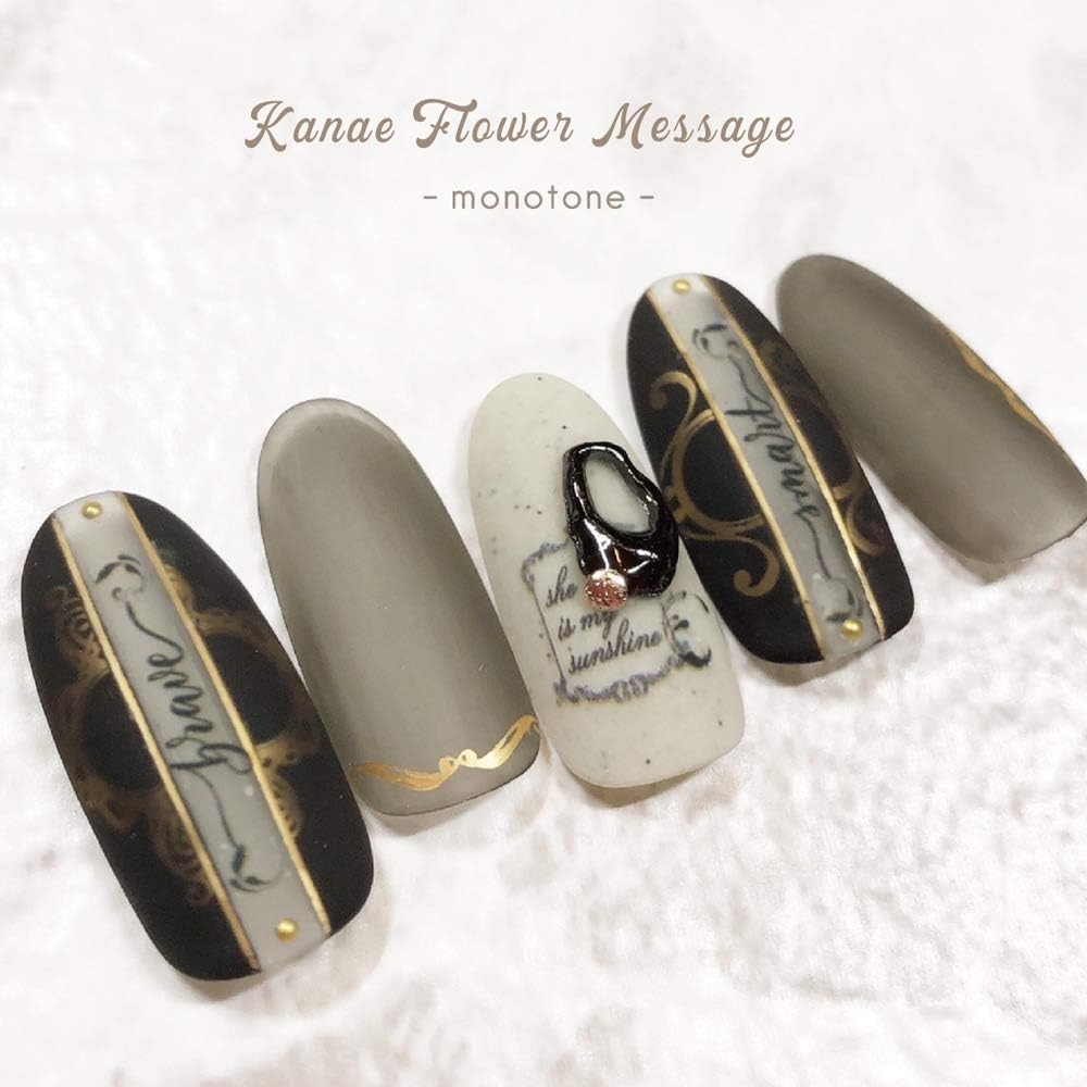 Parts Sha-Nail Sha-Nail Pro Canae Flower Message Monotone, 1 Piece image number 1