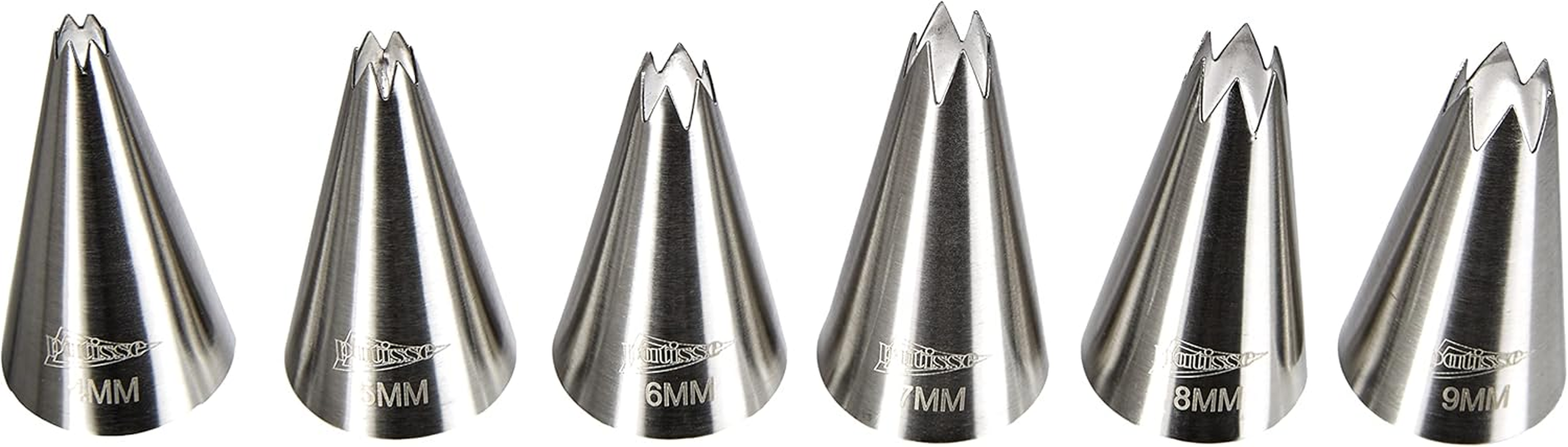 Patisse Stainless Steel Star Nozzles Set, Steel image number 2