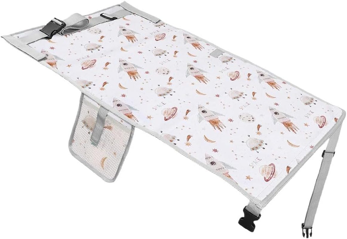 Kids Airplane Seat Extender &ndash; Portable Inflatable Travel Bed for Toddlers, Airplane Hammock Leg Rest Footrest Cushion, Travel Accessories for Kids Sleeping on Flights